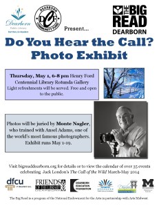 Big Read 2013-14 Flyer Photo Exhibit flyer