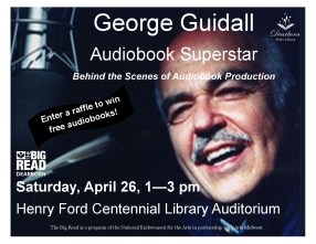 Big Read Dearborn George Guidall Flyer